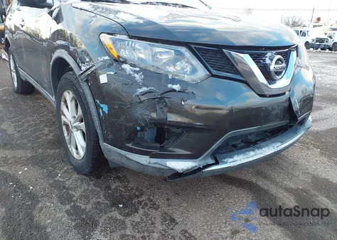 2016 Nissan Rogue Sv z USA, uszkodzony, nr VIN KNMAT2MVXGP683758